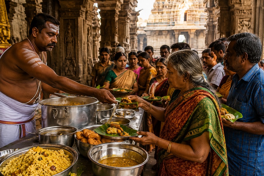Temple Food Tourism India